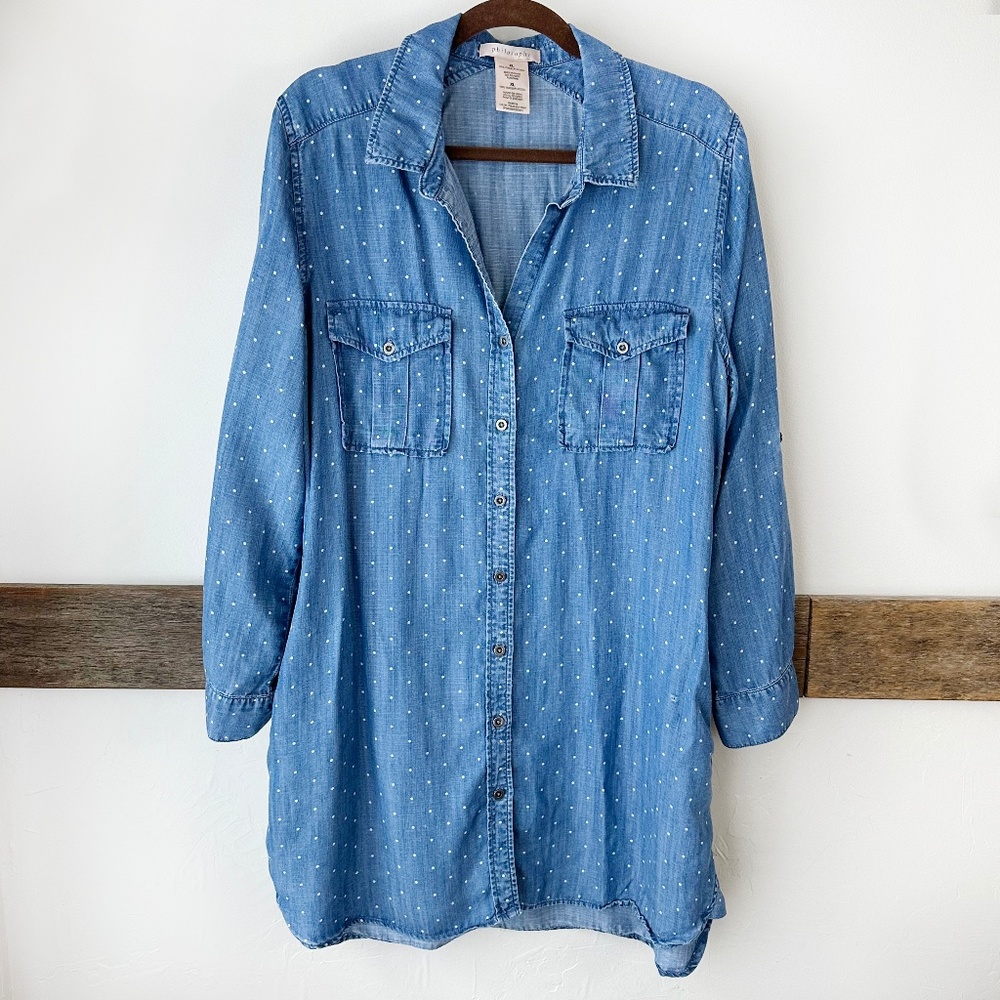 Philosophy Blue Denim Tunic